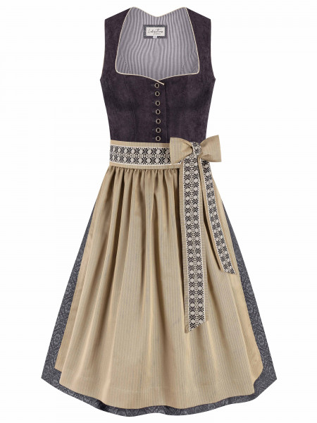 Dirndl Phoebe black dust