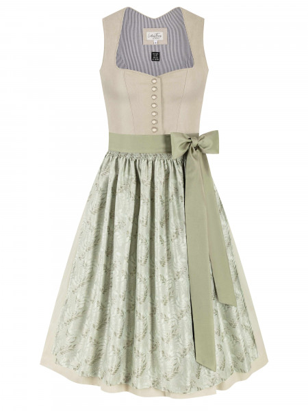 Dirndl Leyla silver pistacchio