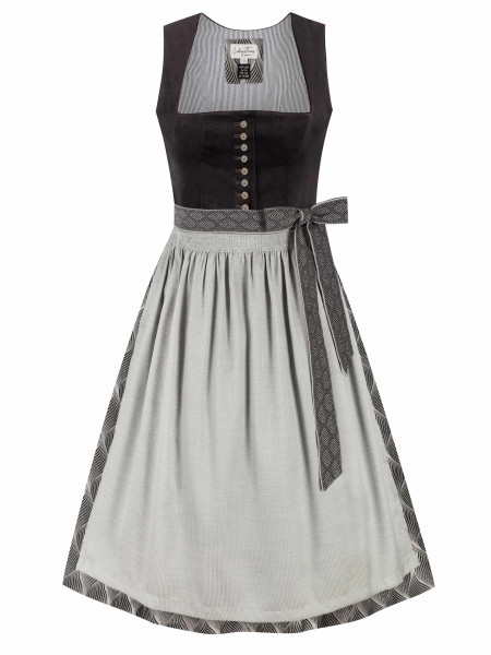 Dirndl Amylee black dust