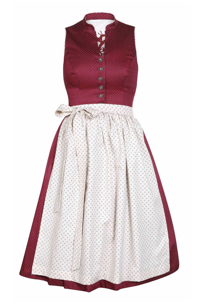 Midi Dirndl Helene, brombeer/creme | Marjo | online bestellen